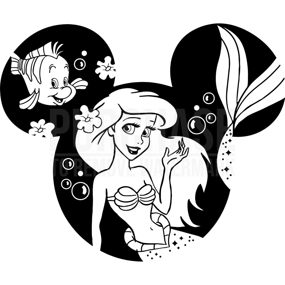 Ariel Princess Svg, Ariel SVG, Mermaid SVG, The Little Mermaid SVG