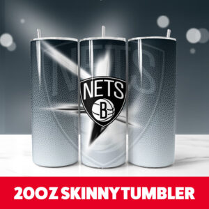 Brooklyn Nets Termplate Tumbler Wrap 20oz Tumbler Wrap 1