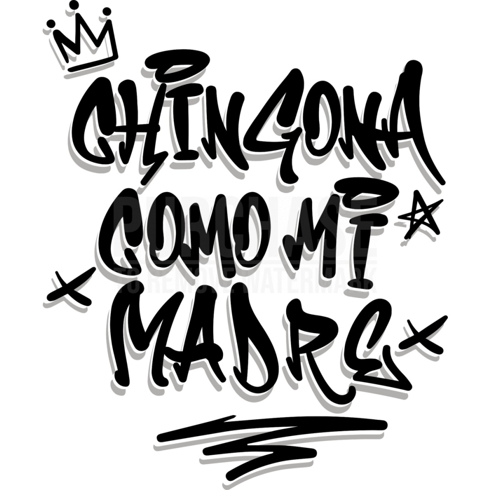 Chingona como mi Madre SVG • Funny Mexican quote Cricut SVG cut files