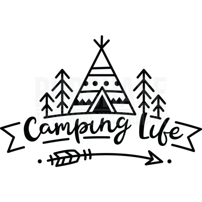 Camping Life SVG Cut File