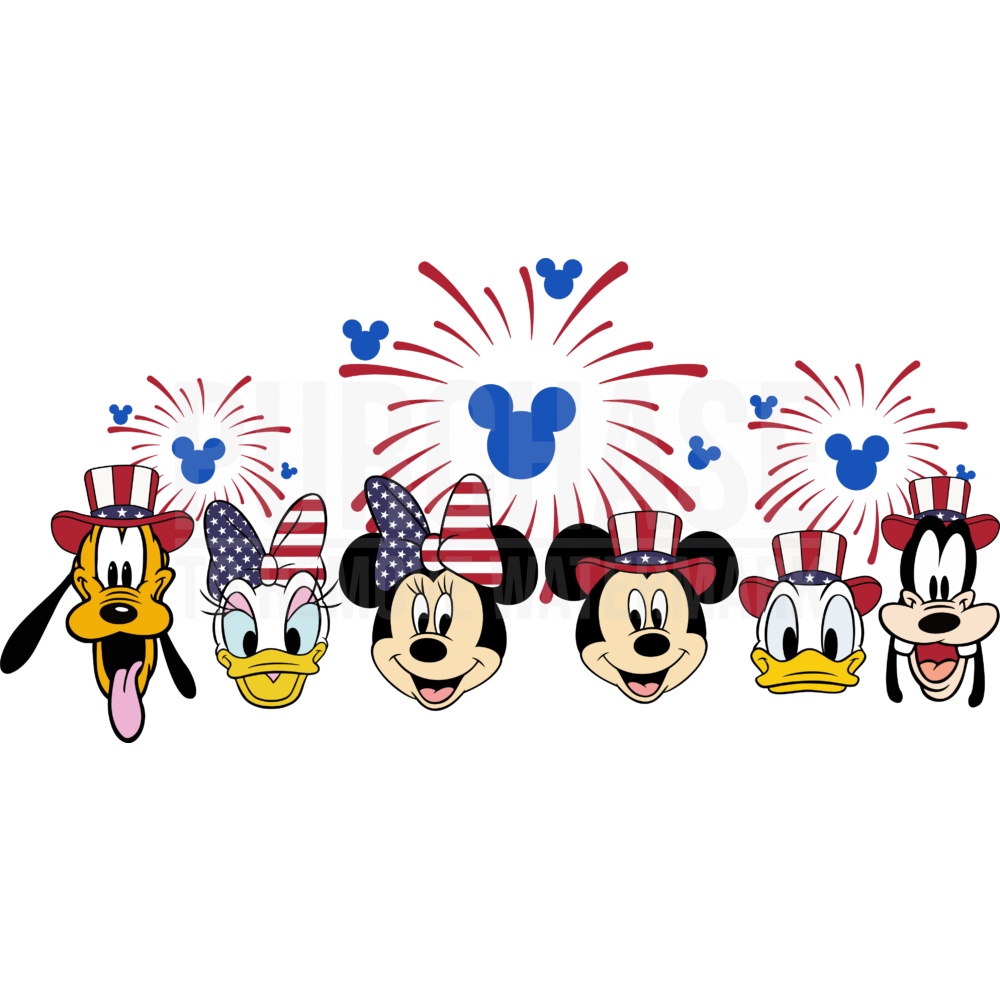 Disney 4th of July Svg, 4th of july svg, Independence day svg