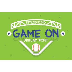 Game On Font 5