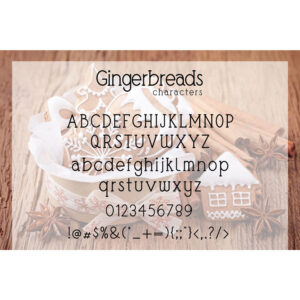 Gingerbreads Font 4