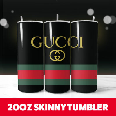 Gucci Luxury Brands Tumbler Wrap 20oz Skinny Tumbler Wrap 1