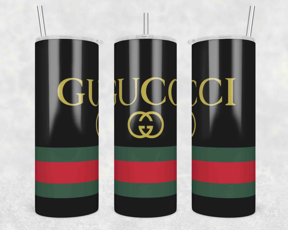 Gucci Tumbler 20oz Skinny Png, Gucci Tumbler Png, Fashion 20 - Inspire  Uplift