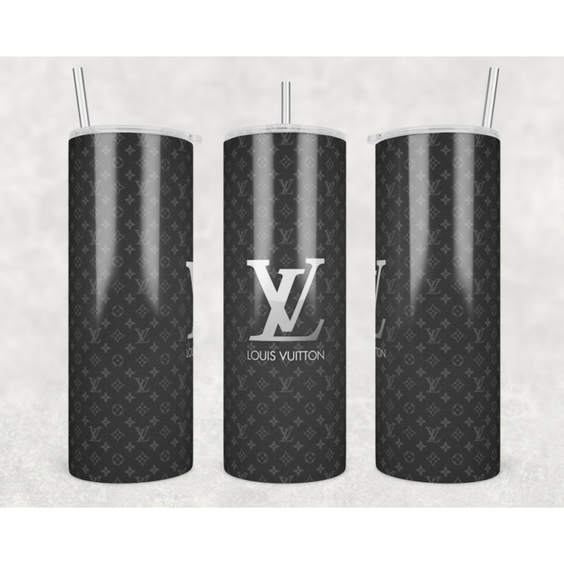 Dripping LV Tumbler Wrap, Logo Brand Tumbler, 20Oz Skinny