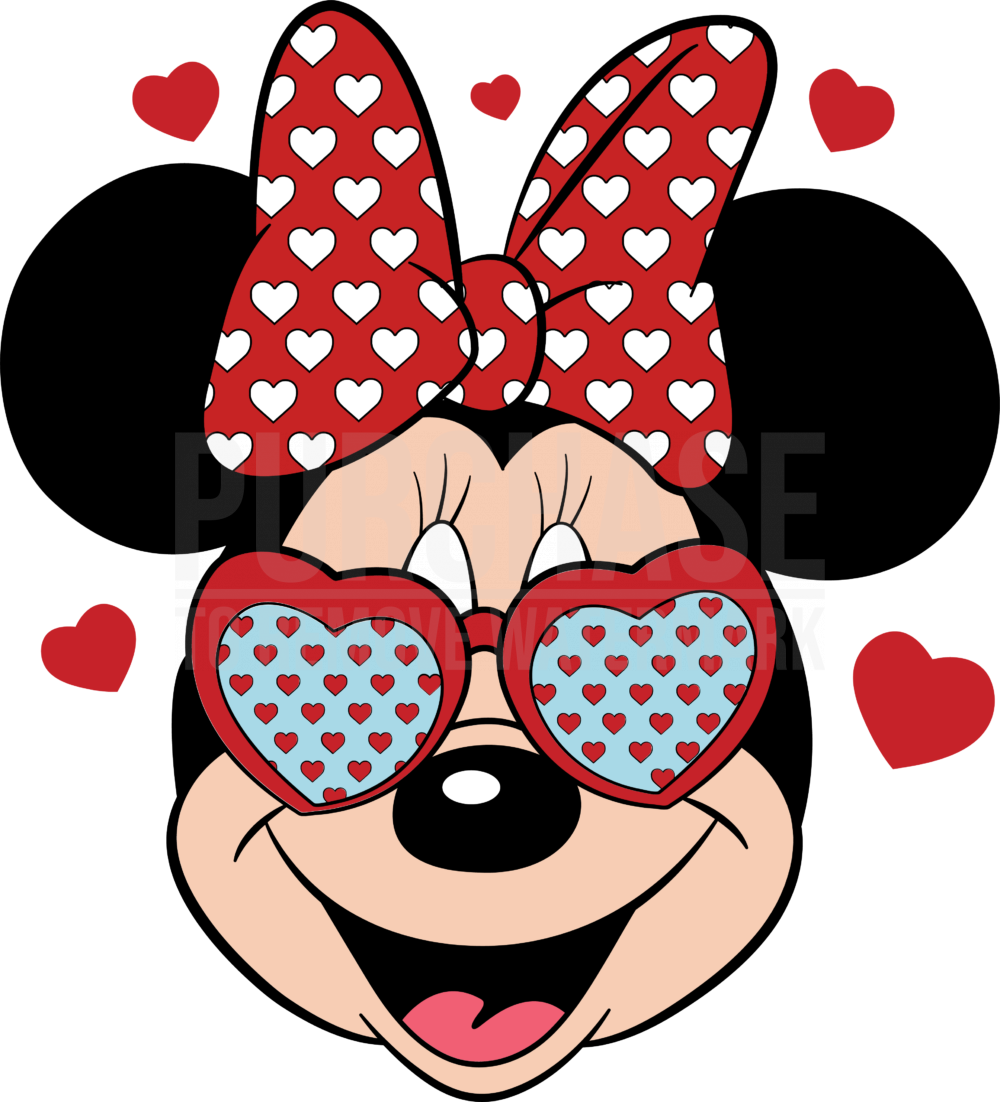 Minnie Mouse Valentines Day SVG