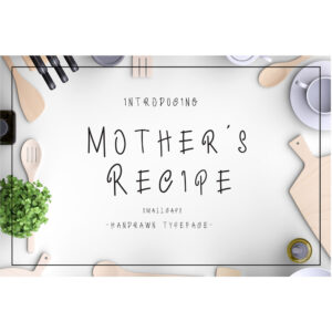 Mothers Recipe Font 1