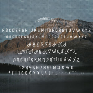 Mountain Font 1