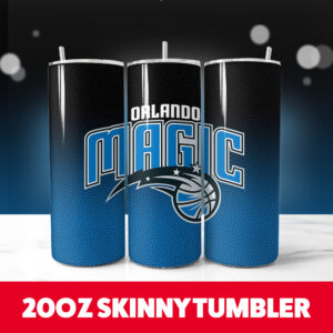 Orlando Magic Basketball Tumbler Wrap 20oz Tumbler Design 1