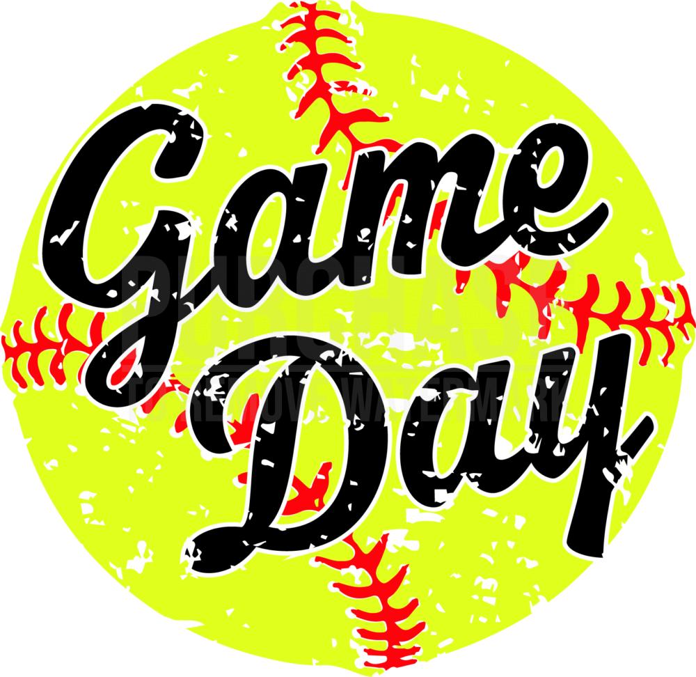 Game Day SVG PNG DXF, Distressed Baseball SVG