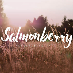 Salmonberry Font