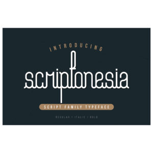 Scriptonesia Family Font
