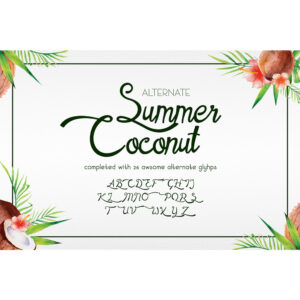 Summer Coconut Font 1
