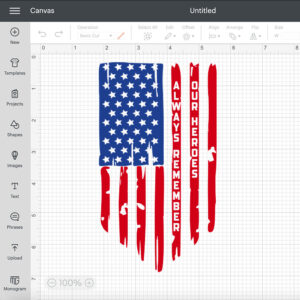 always remember our heroes svg memorial day color flag cut files 1