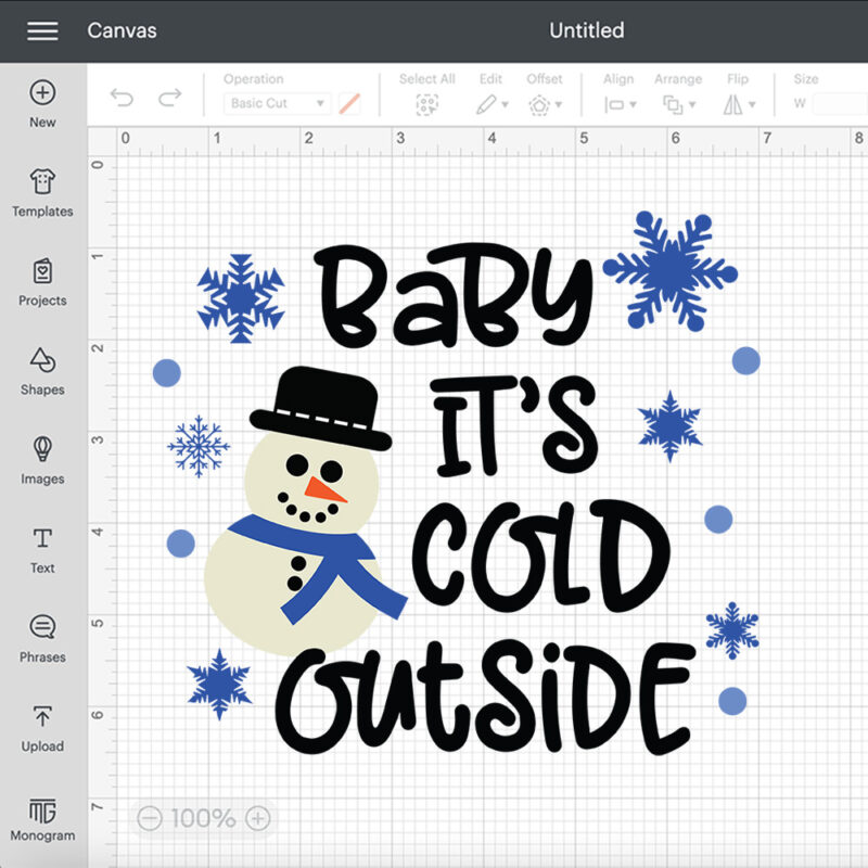 baby its cold outside svg merry christmas svg winter snow svg 1