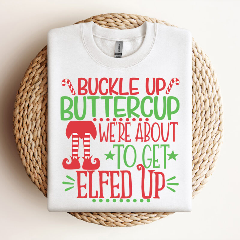 buckle up buttercup ugly sweater shirt svg 2