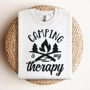 camping is my therapy svg cut file 2