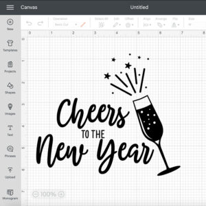 cheers to the new year svg new years eve t shirt design svg cut files for cricut 1