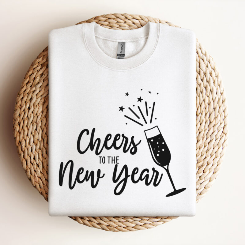 cheers to the new year svg new years eve t shirt design svg cut files for cricut 2