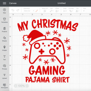 christmas gaming pajama shirt svg 1