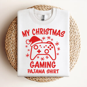 christmas gaming pajama shirt svg 2