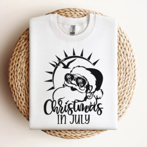 christmas in july svg santa with sunglasses t shirt svg design 2