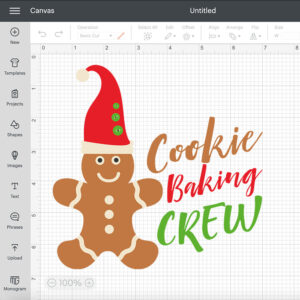cookie baking crew svg christmas gingerbread design svg cut files 1