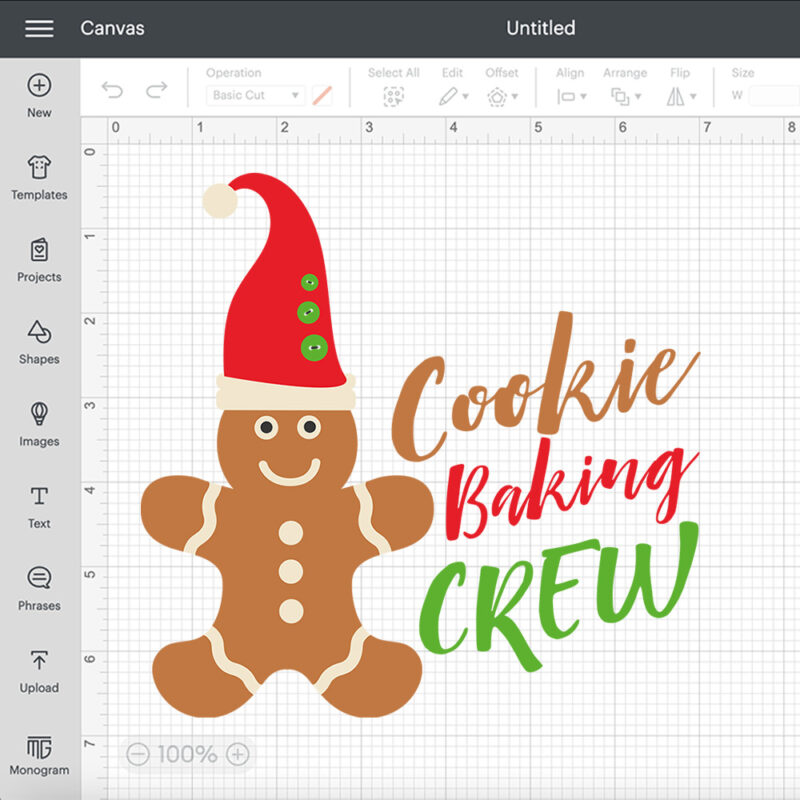 cookie baking crew svg christmas gingerbread design svg cut files 1