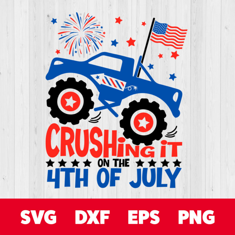 crushing it on the 4th of july svg independence day t shirt design svg
