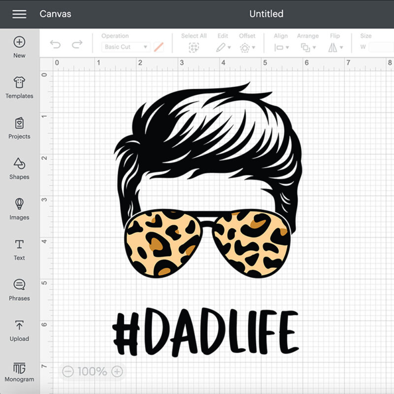 dad life leopard svg fathers day svg 1