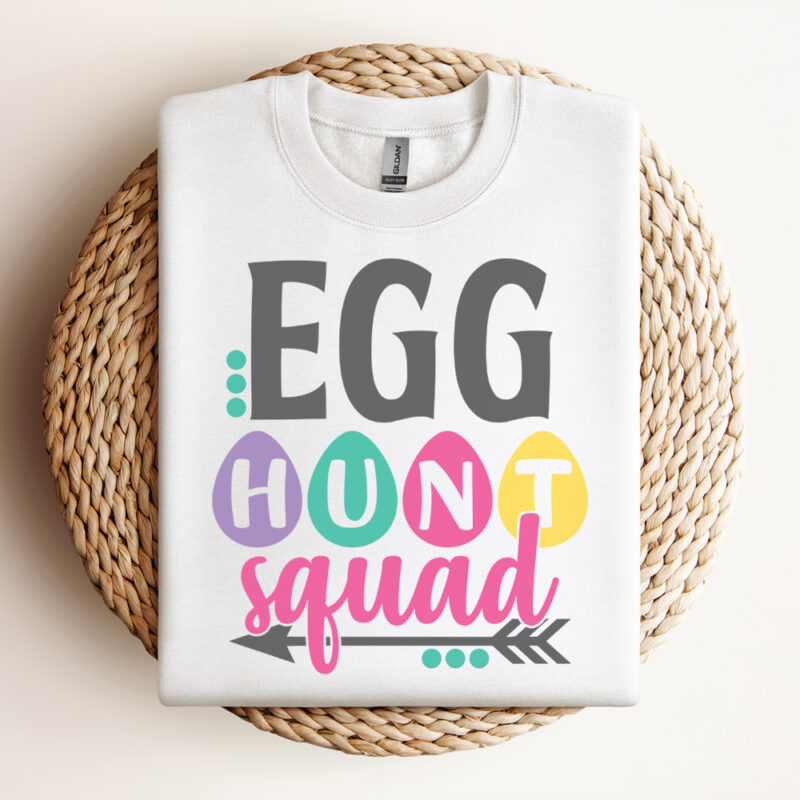 egg hunt squad girl svg easter svg 2