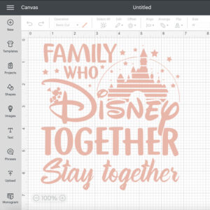 family who disney together stay together svg 1