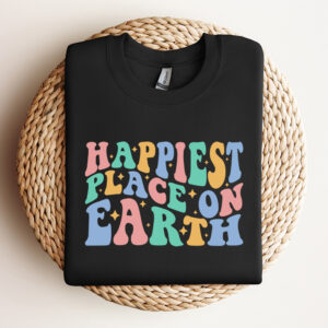 happiest place on earth svg family trip t shirt retro wavy design svg cut files 2