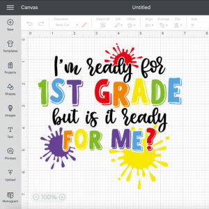 im ready for 1st grade but is it ready for me svg cricut cut files 1