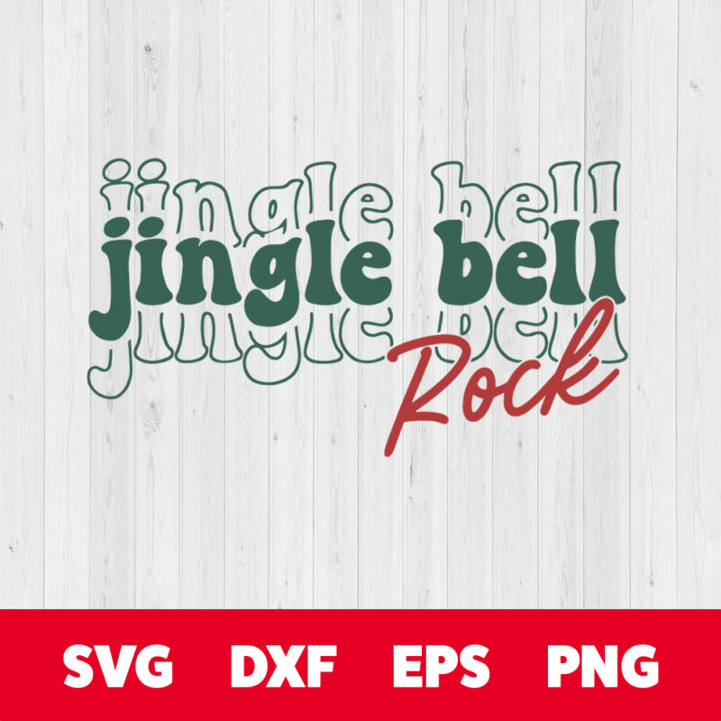 jingle bell rock svg merry christmas svg