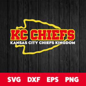kc chiefs kingdom svg nfl football team t shirt svg design cut files cricut