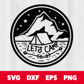 lets camp art svg