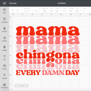mama chingona every damn day svg funny mexican quote t shirt stacked design svg 1