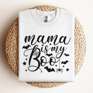 mama is my boo svg halloween cute boy girl t shirt design svg cut files 2