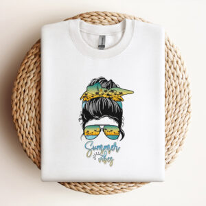 messy bun summer vibes png sublimation hello summer sublimation 2