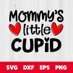 mommys little cupid svg valentine svg