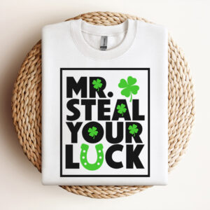mr steal your luck svg st patricks boy t shirt design svg cut files cricut 2