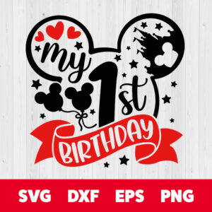 my 1st birthday svg mouse birthday svg mouse ears svg