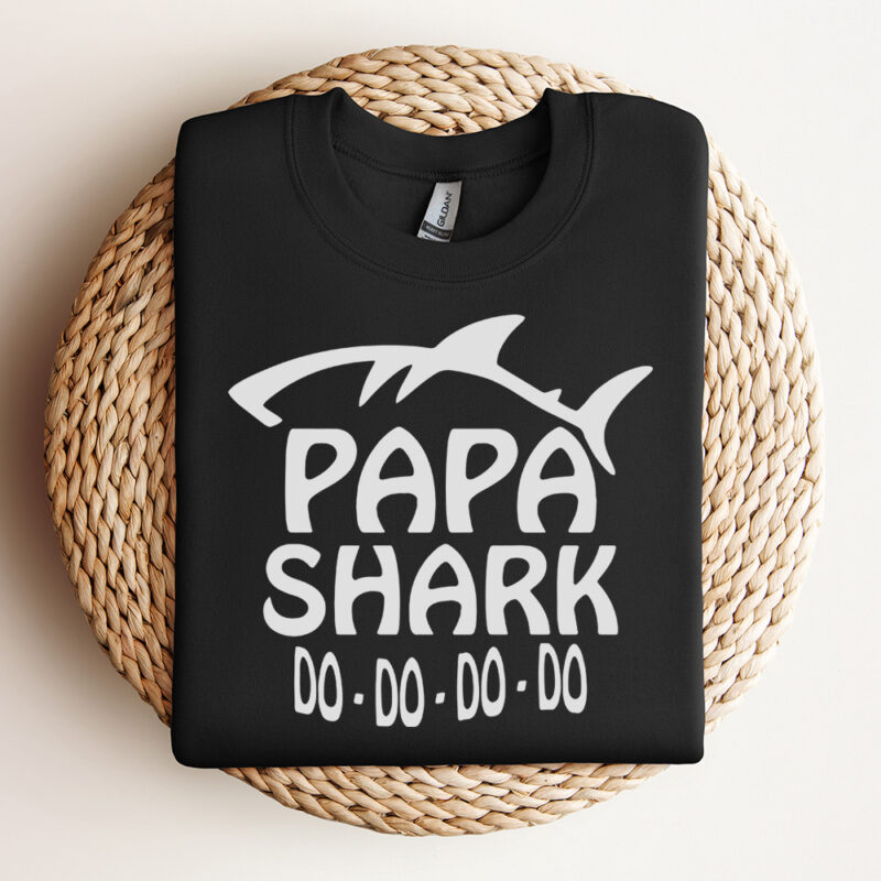 papa shark svg fathers day svg 2