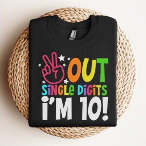 peace out single digits im 10 svg 10th boy girl birthday t shirt design svg 2