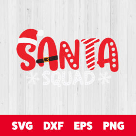 Santa Squad SVG, Christmas SVG