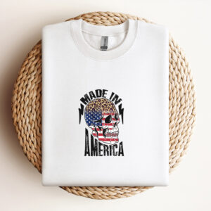 skull made in america png sublimation 4th of july png sublimation 2