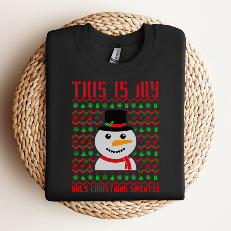 this is my ugly christmas sweater svg funny christmas quote design svg 2