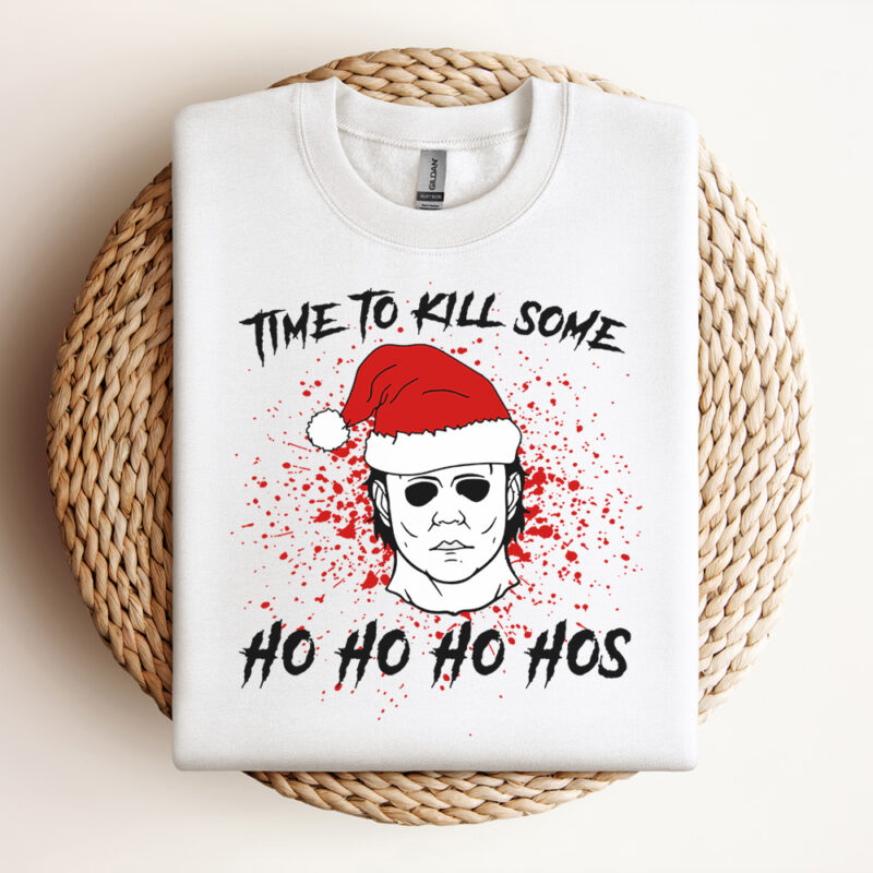 time to kill some ho ho hos svg christmas horror svg 2